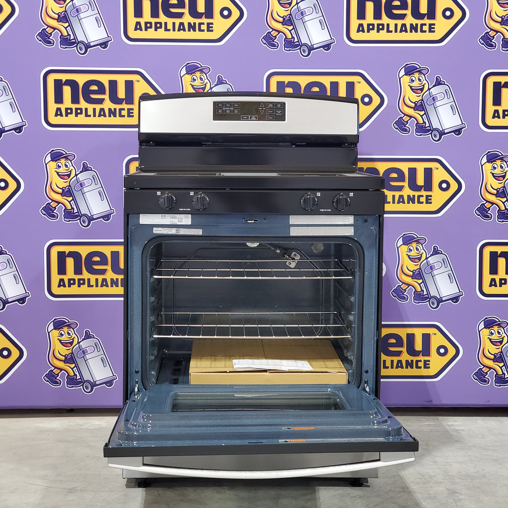 Pictures of Amana 30-inch Gas Range with Self-Clean Option AGR6603SMS - Scratch & Dent (Minor) - Neu Appliance Outlet - Discount Appliance Outlet in Austin, Tx