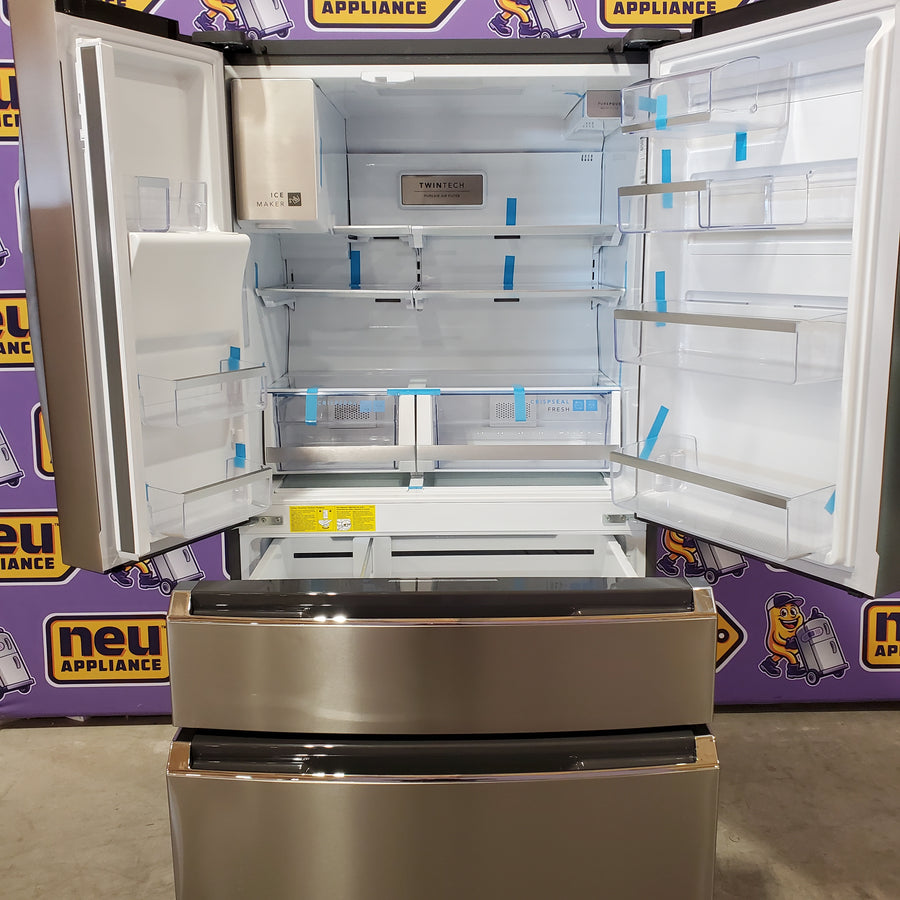 Frigidaire Gallery 22 Cu. Ft. 4-Door Counter-depth French Door Refrigerator with Ice Maker (Fingerprint Resistant Stainless Steel) ENERGY STAR GRMC2273CF - Scratch & Dent (Moderate)