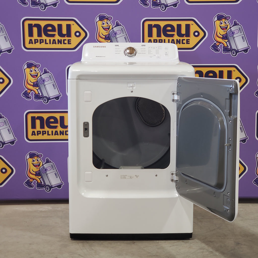 Pictures of Samsung White Electric 7.2 Cu. Ft. Dryer with Sensor Dry DV40J3000EW - Certified Refurbished - Neu Appliance Outlet - Discount Appliance Outlet in Austin, Tx