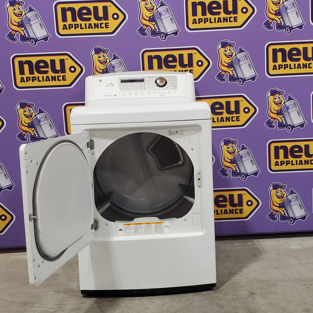 Pictures of LG 7.3 cu. ft. Ultra Large High Efficiency Electric Dryer w/ Sensor Dry Technology in White 1CR04126 - DLE4970W - Certified Refurbished - Neu Appliance Outlet - Discount Appliance Outlet in Austin, Tx