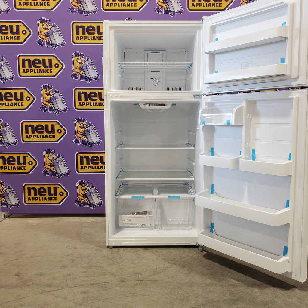 Pictures of 18 cu. ft. Top Freezer Refrigerator in White with Adjustable Temperature Controls MDTF18WHR - Scratch & Dent - Minor - Neu Appliance Outlet - Discount Appliance Outlet in Austin, Tx