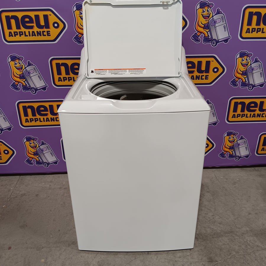 GE® 4.5 cu. ft. Capacity Washer with Stainless Steel Basket in White 05121CR89 - GTW465ASNWW - Certified Refurbished