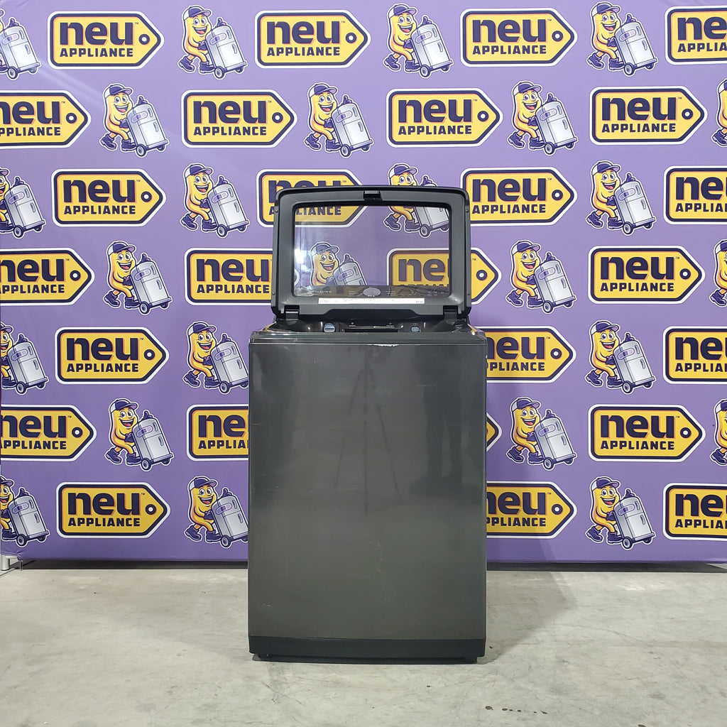 Pictures of Samsung 28 Inch Top Load Washer with 5.0 Cu. Ft. Capacity Black Stainless Steel-WA50R5400AV-Certified Refurbished - Neu Appliance Outlet - Discount Appliance Outlet in Austin, Tx
