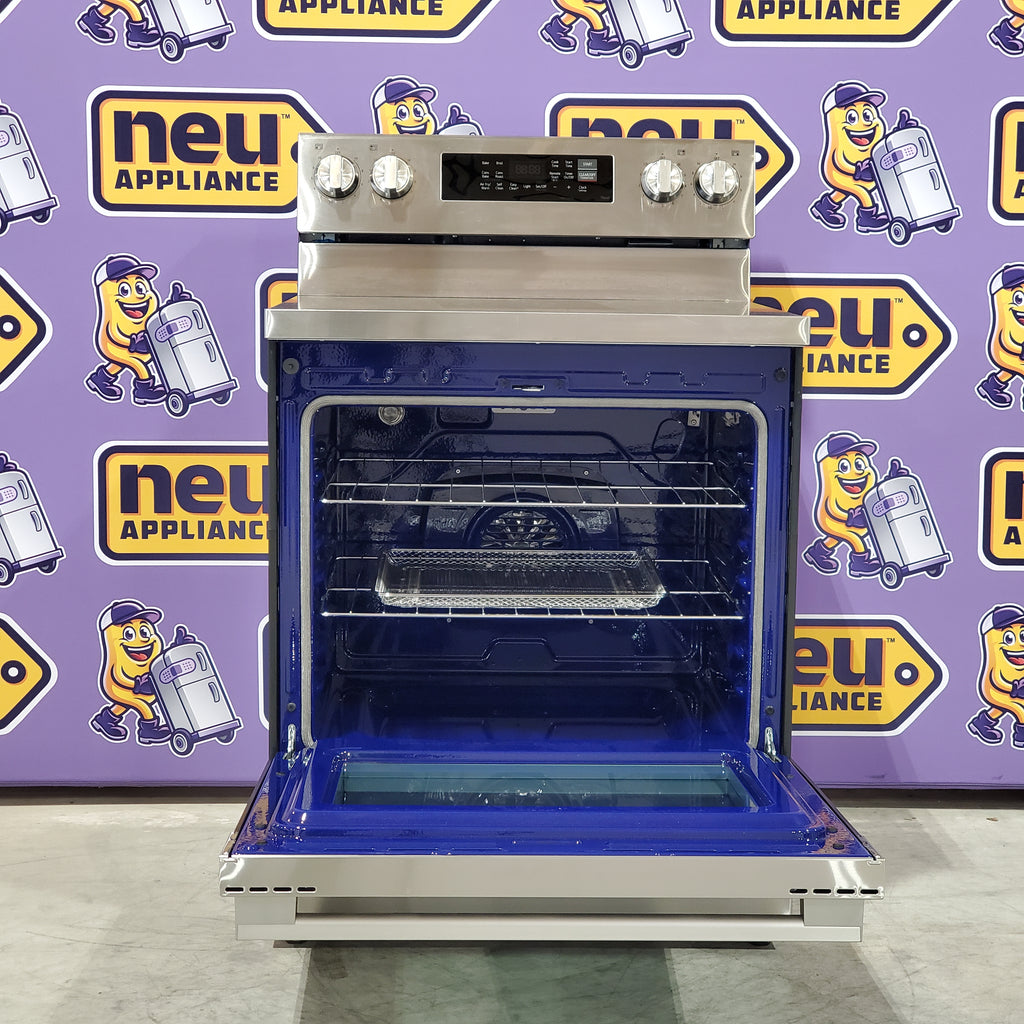 Pictures of LG 6.3 cu. ft. Smart Wi-Fi Enabled ProBake Convection® Electric Range with Air Fry & EasyClean® LREN6323YE - Open Box - Neu Appliance Outlet - Discount Appliance Outlet in Austin, Tx