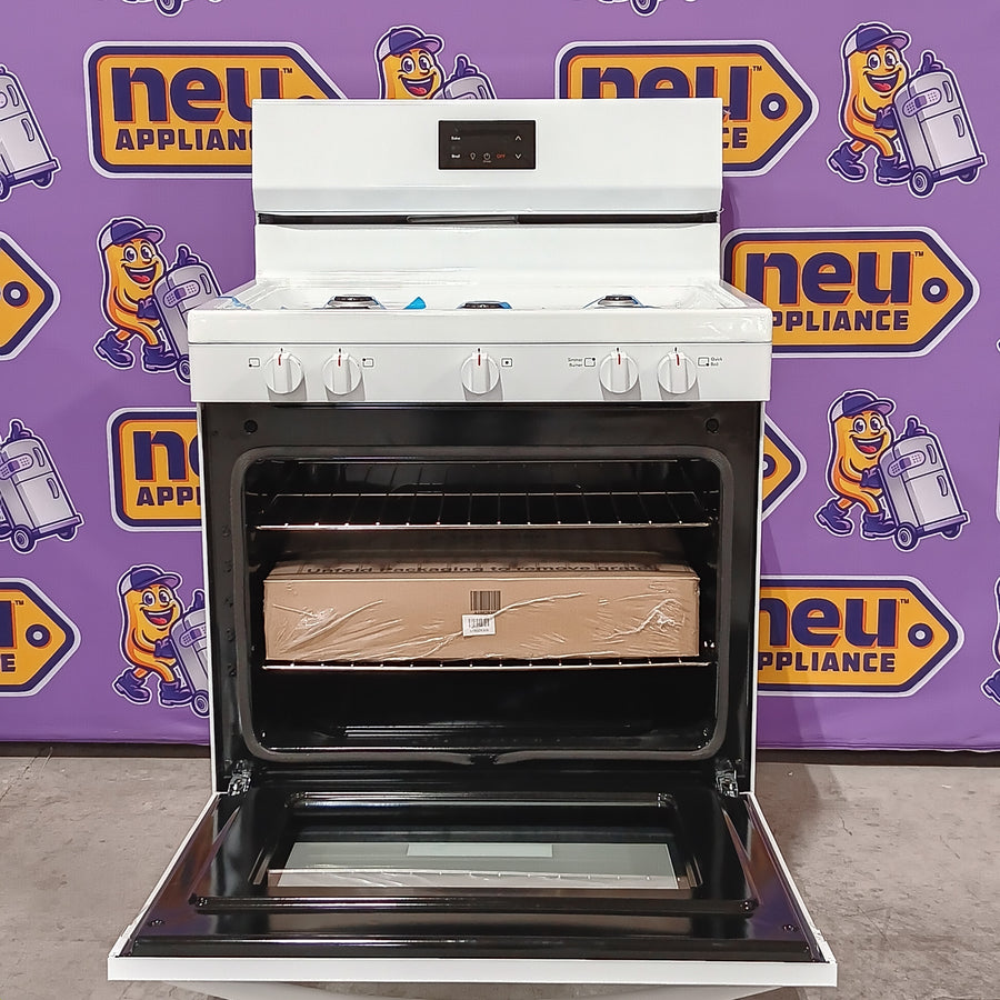 Frigidaire 5 Burner Gas Range with Even Baking Technology in White 20531SD470 - FCRG3052BW - Open Box