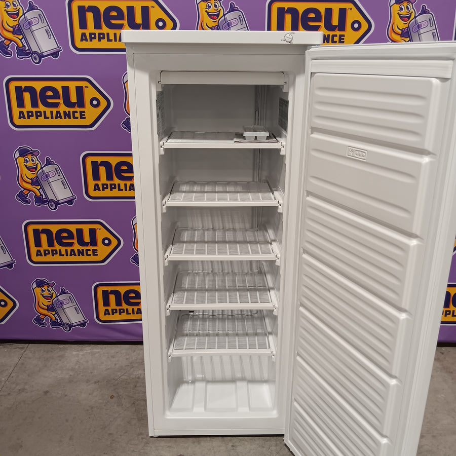 Frigidaire White 22 Inch Upright 6 Cu. Ft. Freezer with Manual Defrost SA655 - FFUM0623AW - Scratch & Dent (Minor)