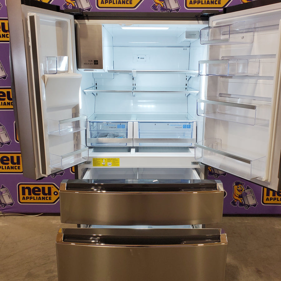 Frigidaire Gallery 26 Cu. Ft. Standard-Depth 4-Door French Door Refrigerator in Fingerprint Resistant Stainless Steel GRMS2773AF - Scratch & Dent (Moderate)