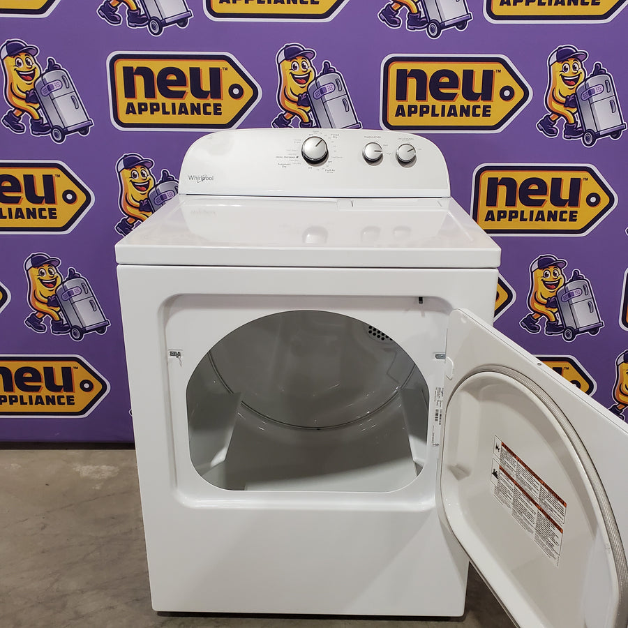 Whirlpool White Electric Extra Large 7.0 Cu. Ft. Dryer with Wrinkle Shield 22231SD292 - WED4815EW - Scratch & Dent (Minor)