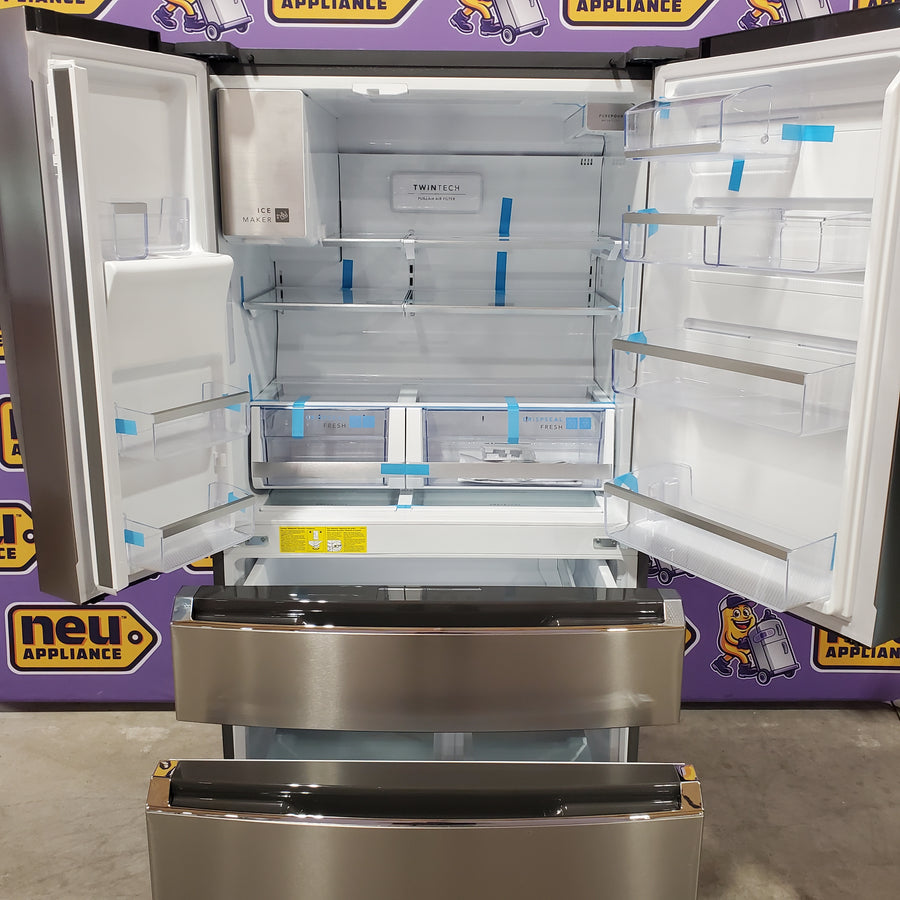 Frigidaire Gallery 22 Cu. Ft. 4-Door Counter-depth French Door Refrigerator with Ice Maker (Fingerprint Resistant Stainless Steel) ENERGY STAR GRMC2273CF - Scratch & Dent (Moderate)