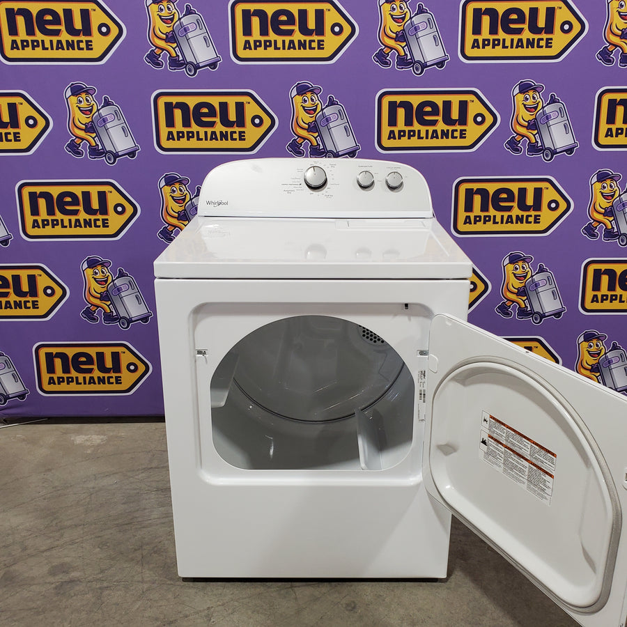 Whirlpool White Electric Extra Large 7.0 Cu. Ft. Dryer with Wrinkle Shield 22137SD370 - WED4815EW - Scratch & Dent (Moderate)
