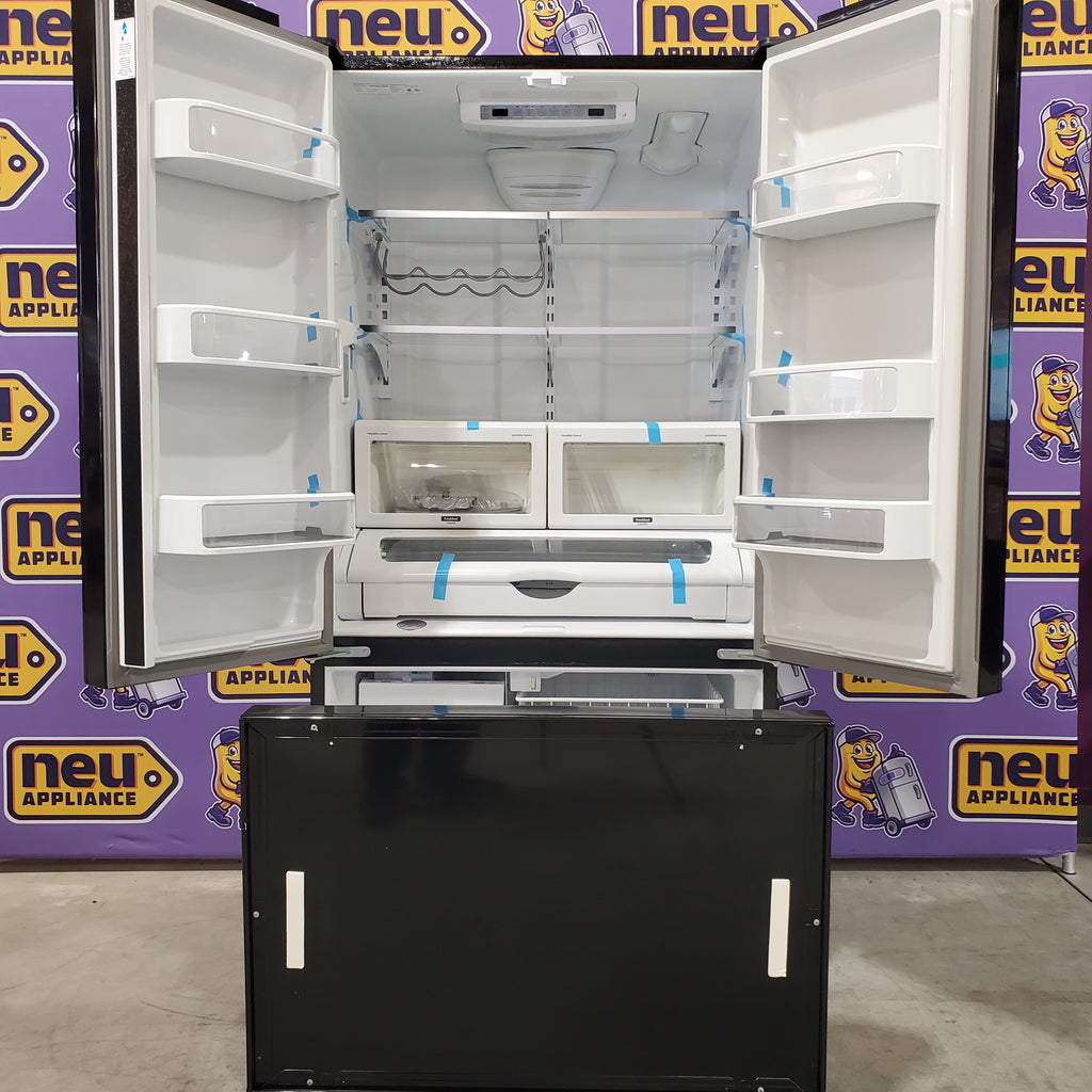 Pictures of KitchenAid 22 cu. ft. Counter Depth Panel Ready with Interior Dispense French Door Refrigerator 18SD066 - KRFC302EPA - Scratch & Dent (Minor) - Neu Appliance Outlet - Discount Appliance Outlet in Austin, Tx