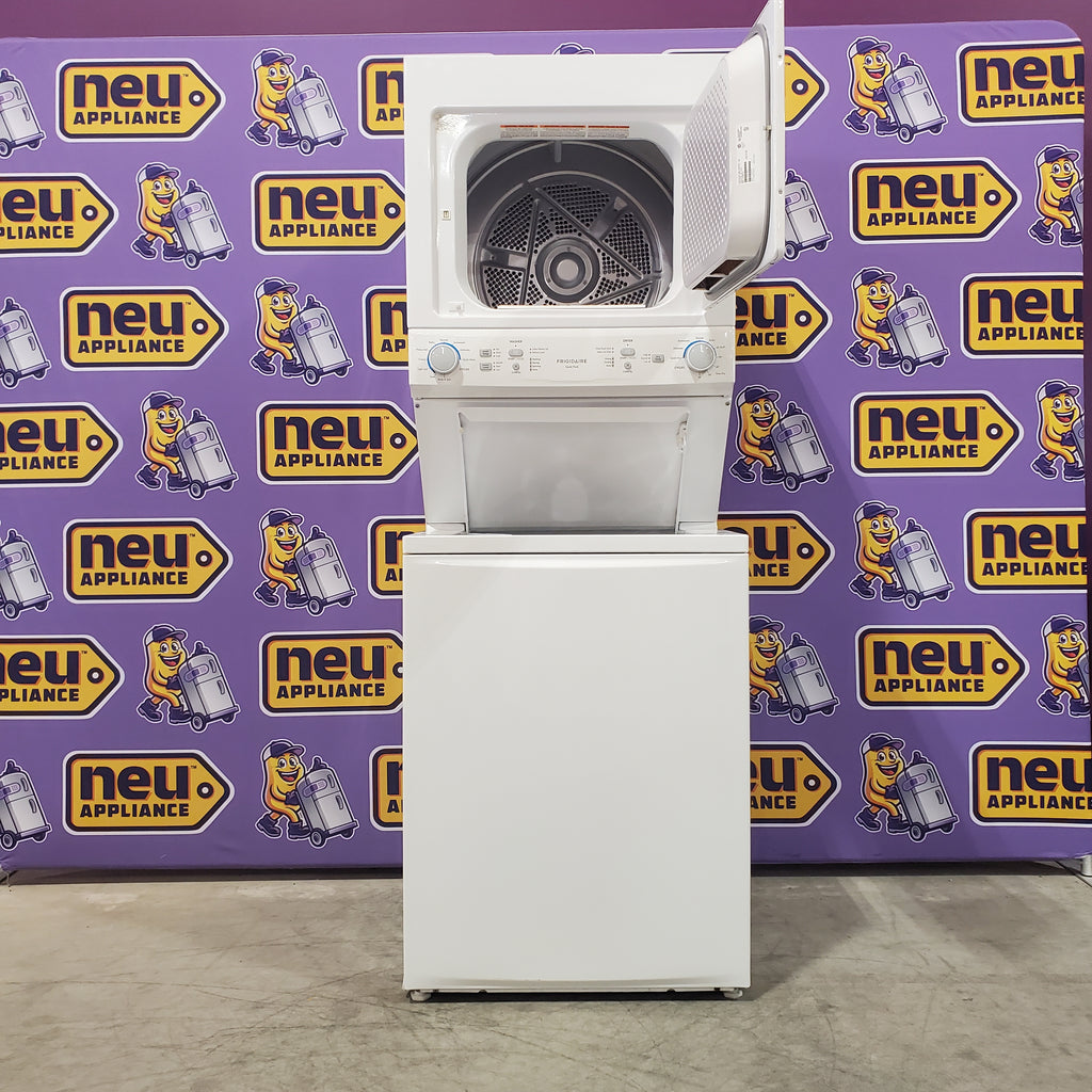 Pictures of Frigidaire Electric Washer/Dryer Laundry Center - 3.9 Cu. Ft Washer and 5.5 Cu. Ft. Dryer 17SD064 - FLCE7522AW - Scratch & Dent (Minor) - Neu Appliance Outlet - Discount Appliance Outlet in Austin, Tx