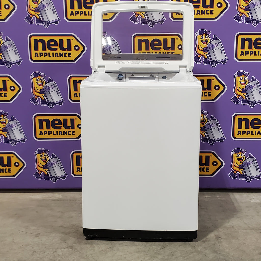 Pictures of Samsung ENERGY STAR 5.0 cu. ft. Top Load Washing Machine with Active Water Jet WA50R5200AW - Certified Refurbished - Neu Appliance Outlet - Discount Appliance Outlet in Austin, Tx