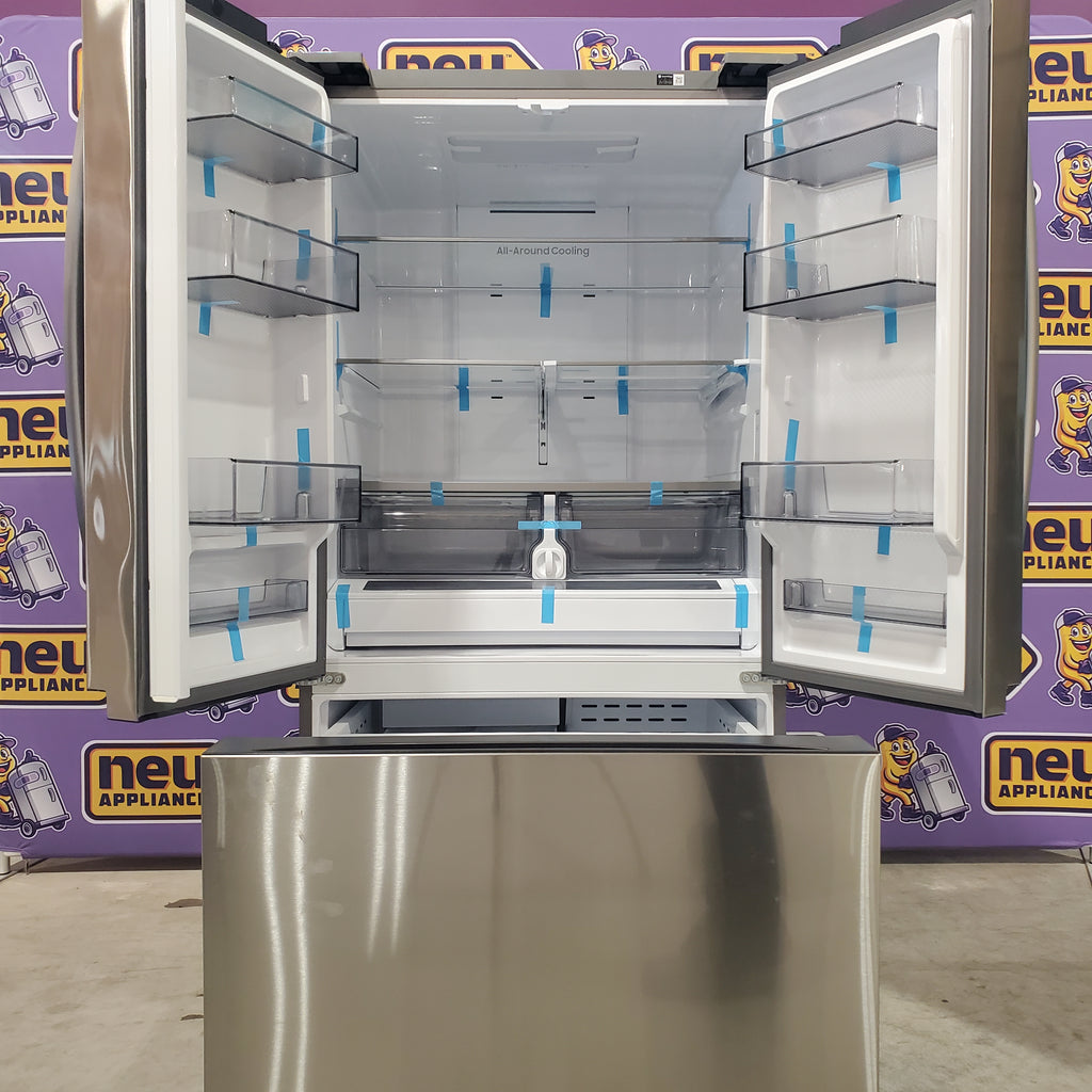 Pictures of Samsung 32 cu. ft. Mega Capacity 3-Door French Door Refrigerator with Dual Auto Ice Maker in Stainless Steel -RF32CG5100SR -(Open Box) - Neu Appliance Outlet - Discount Appliance Outlet in Austin, Tx