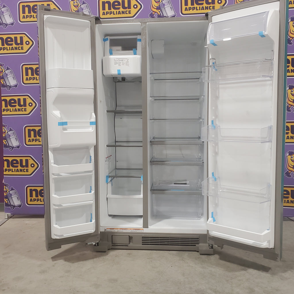 Pictures of Fingerprint-Resistant Stainless Steel Whirlpool 24.5 cu. ft. Side by Side Refrigerator with In Door Ice and Water Dispenser WRS325SDHZ - Scratch & Dent - Minor - Neu Appliance Outlet - Discount Appliance Outlet in Austin, Tx