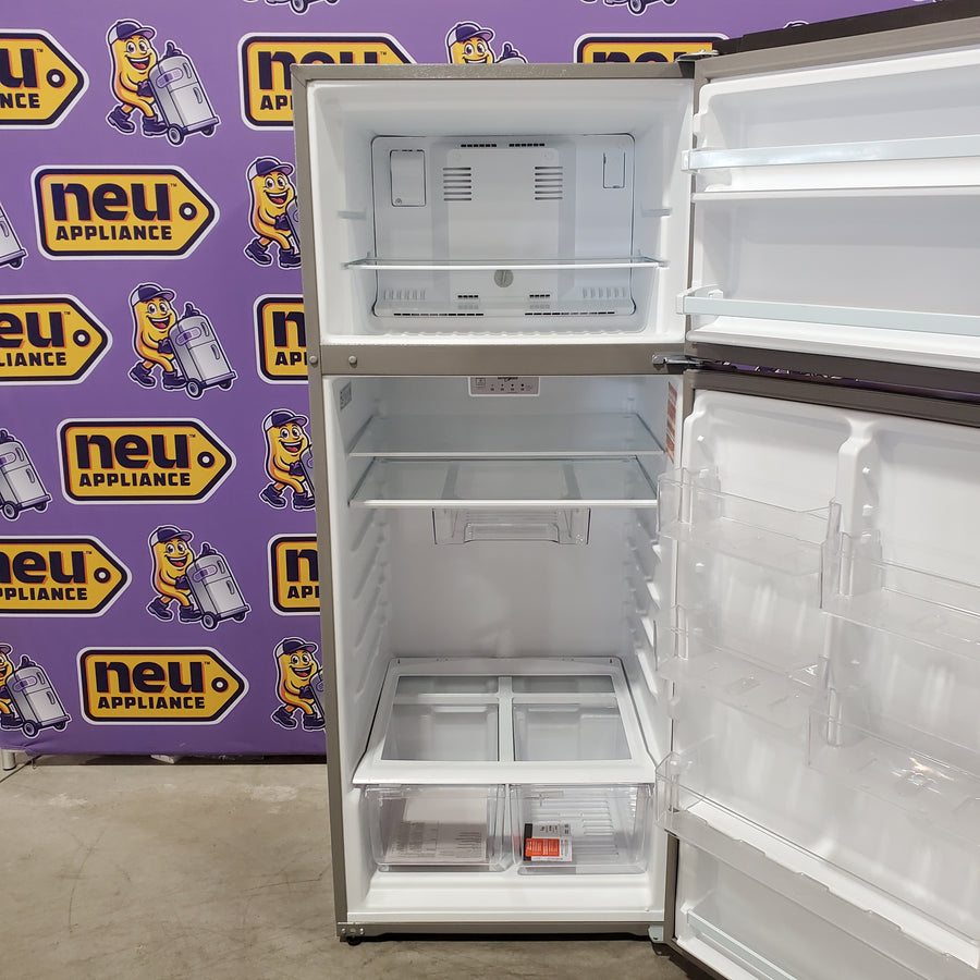Whirlpool 18 Cu. Ft. 28" Wide Refrigerator in Stainless Steel 251315SD1087 - WRT518SZFM - Scratch & Dent (Minor)
