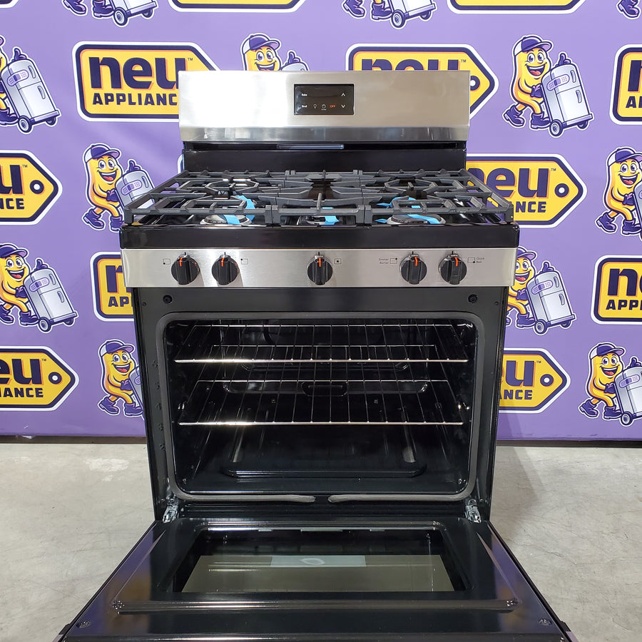 Frigidaire 5 Burner Gas Range with Even Baking Technology in Stainless Steel 20531SD506 - FCRG3052BS - Scratch & Dent (Minor)