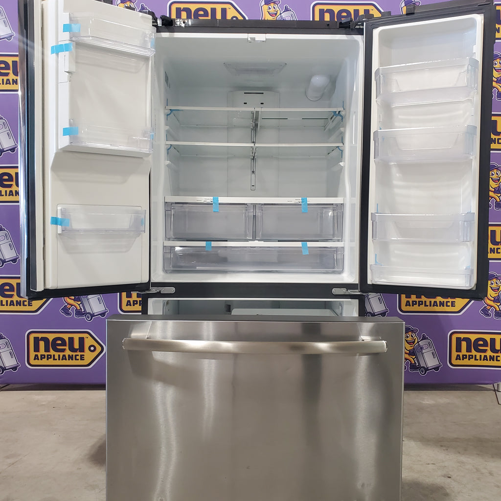 Pictures of GE 25.6 cu. ft. French Door Refrigerator in Fingerprint Resistant Stainless Steel, ENERGY STAR-GFE26JSMFS-Certified Refurbished - Neu Appliance Outlet - Discount Appliance Outlet in Austin, Tx