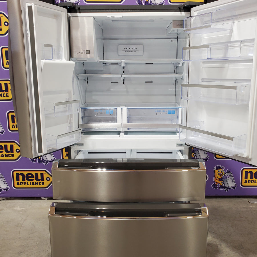 Frigidaire Gallery 22 Cu. Ft. 4-Door Counter-depth French Door Refrigerator with Ice Maker (Fingerprint Resistant Stainless Steel) ENERGY STAR 22133SD208 - GRMC2273CF - Scratch & Dent (Minor)