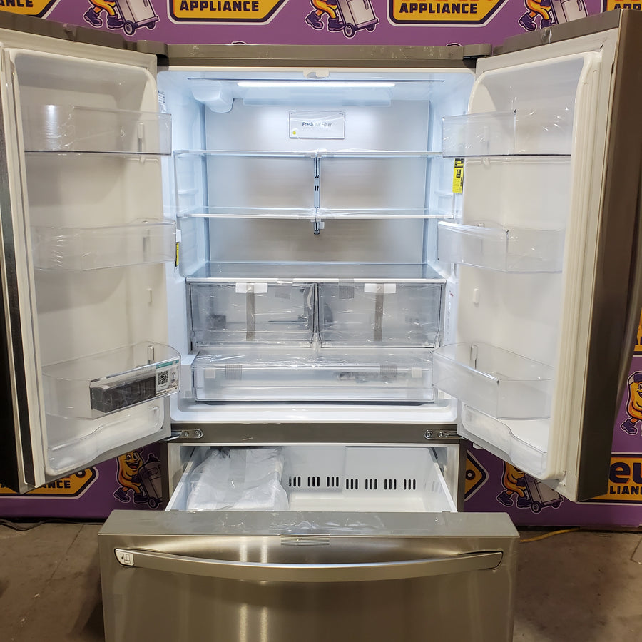 LG 27 cu. ft. Smart Counter-Depth MAX™ French Door Refrigerator with Linear Cooling™ and Internal Water Dispenser LRFLC2706S - New in Box