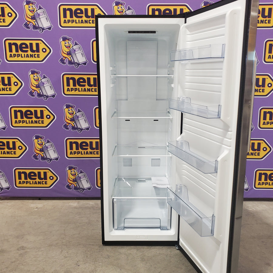 Vissani 24 in. 11 cu. ft. Convertible Auto Defrost Garage Ready Upright Freezer/Refrigerator in Stainless Steel, Energy Star VSF11US2A16 - Scratch & Dent (Moderate)