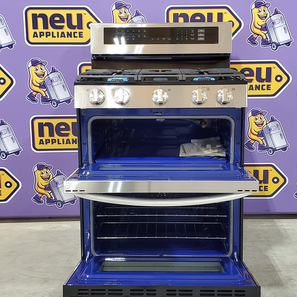 Pictures of LG 6.9 cu. ft. Smart Gas Double Oven Freestanding Range with ProBake Convection®, Air Fry & Air Sous Vide LDGL6924S - Scratch & Dent (Minor) - Neu Appliance Outlet - Discount Appliance Outlet in Austin, Tx