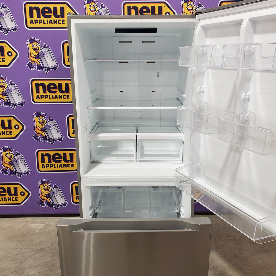 Vissani 18.7 cu. ft. Bottom Freezer Refrigerator in Stainless Steel 25136CR631 - MDBF18SS - Scratch & Dent (Moderate)