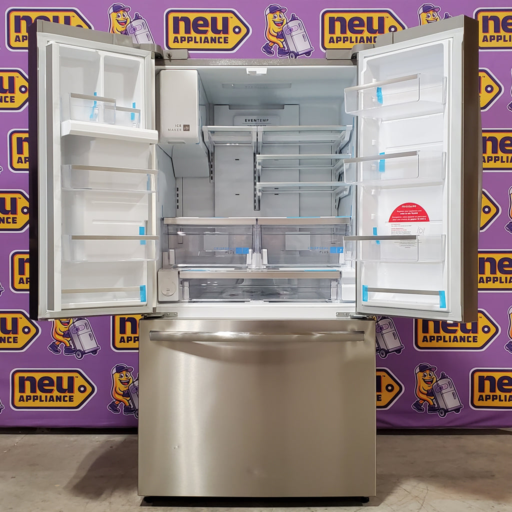 Pictures of Frigidaire 27.8-cu ft French Door Refrigerator with Dual Ice Maker (Fingerprint Resistant Stainless Steel) ENERGY STAR GRFS2853AF - Scratch & Dent (Moderate) - Neu Appliance Outlet - Discount Appliance Outlet in Austin, Tx