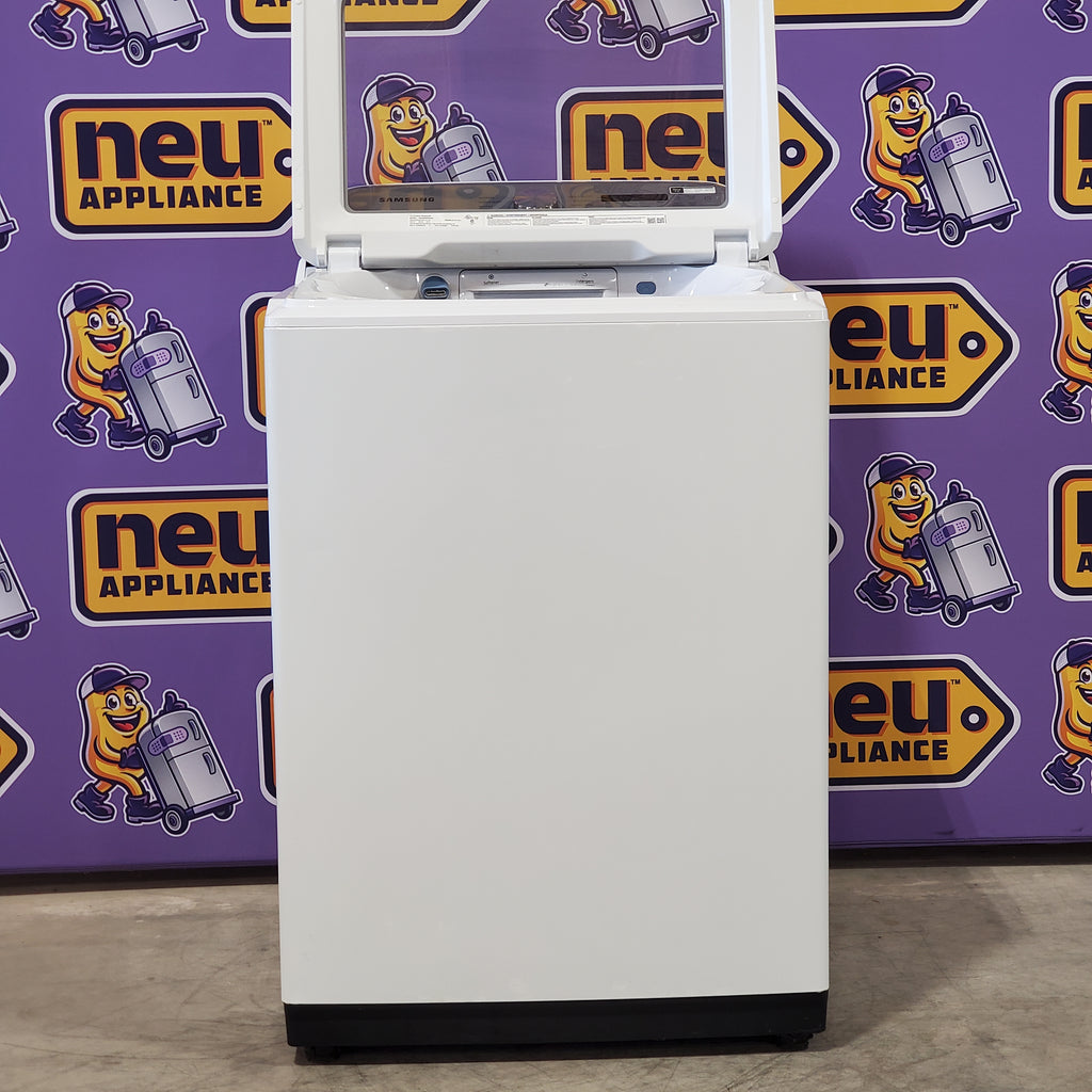 Pictures of Samsung ENERGY STAR 5.0 cu. ft. Top Load Washing Machine with Active Water Jet WA50R5200AW - Certified Refurbished - Neu Appliance Outlet - Discount Appliance Outlet in Austin, Tx