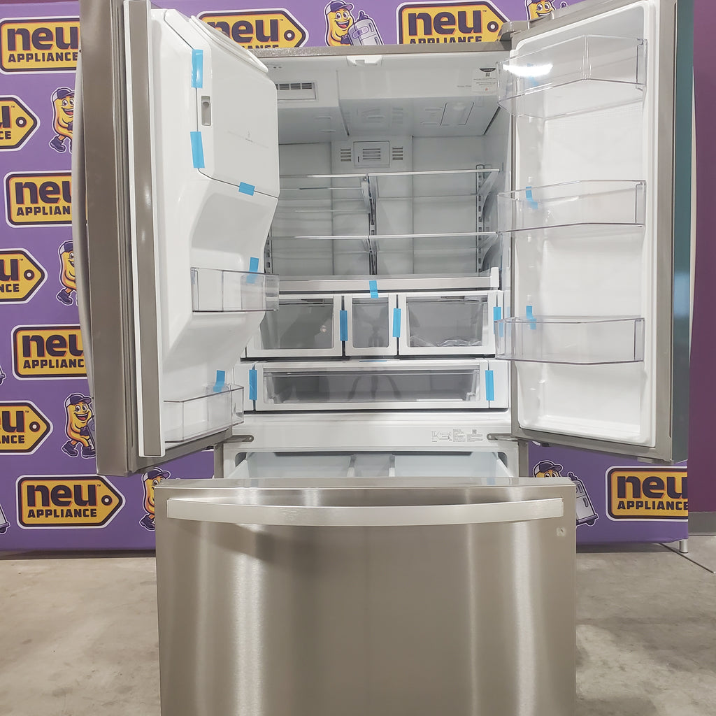 Pictures of Whirlpool 26.8-cu ft French Door Refrigerator with Ice Maker (Fingerprint Resistant Stainless Steel) ENERGY STAR-WRF757SDHZ-Scratch and Dent (Minor) - Neu Appliance Outlet - Discount Appliance Outlet in Austin, Tx