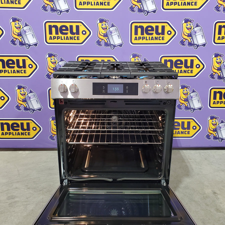 Frigidaire Gallery 6 cu. ft. 5 Burner Slide-In Gas Range with Total Convection and Air Fry in Smudge Proof Stainless Steel 20531SD503 - GCFG3060BF - Open Box