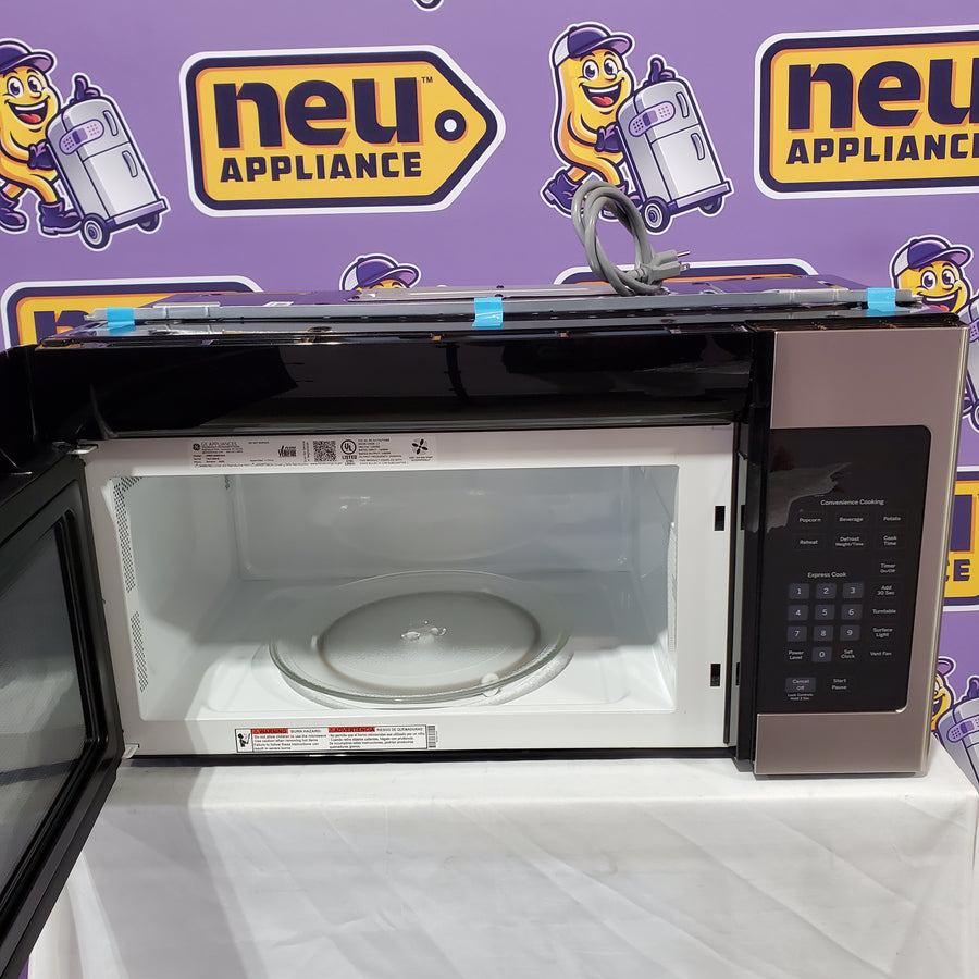 GE® 1.6 Cu. Ft. Over-the-Range Microwave Oven in Stainless Steel 251316SD1197 - JVM3160RFSS - Scratch & Dent (Minor)