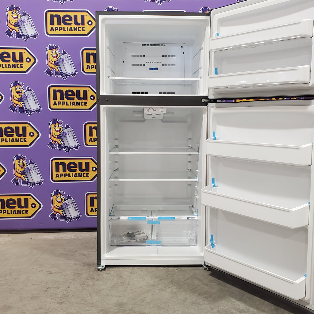 Pictures of Frigidaire 20 Cu. Ft. Garage Ready Top Freezer Refrigerator in Stainless Steel FFHT2022AS - Scratch & Dent (Major) - Neu Appliance Outlet - Discount Appliance Outlet in Austin, Tx