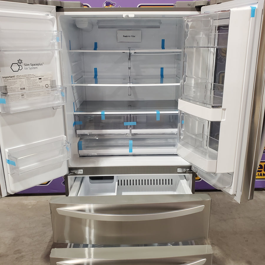 28 cu. ft. Smart InstaView® Door-in-Door® Double Freezer Refrigerator with Craft Ice™ 31131SD15 - LRMXS2806S - Scratch & Dent (Minor)