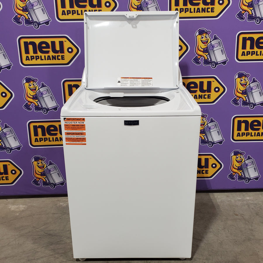 Maytag Top Load 4.5 Cu. Ft. Washer with Deep Fill in White 22136SD367 - MVW4505MW - Scratch & Dent (Minor)