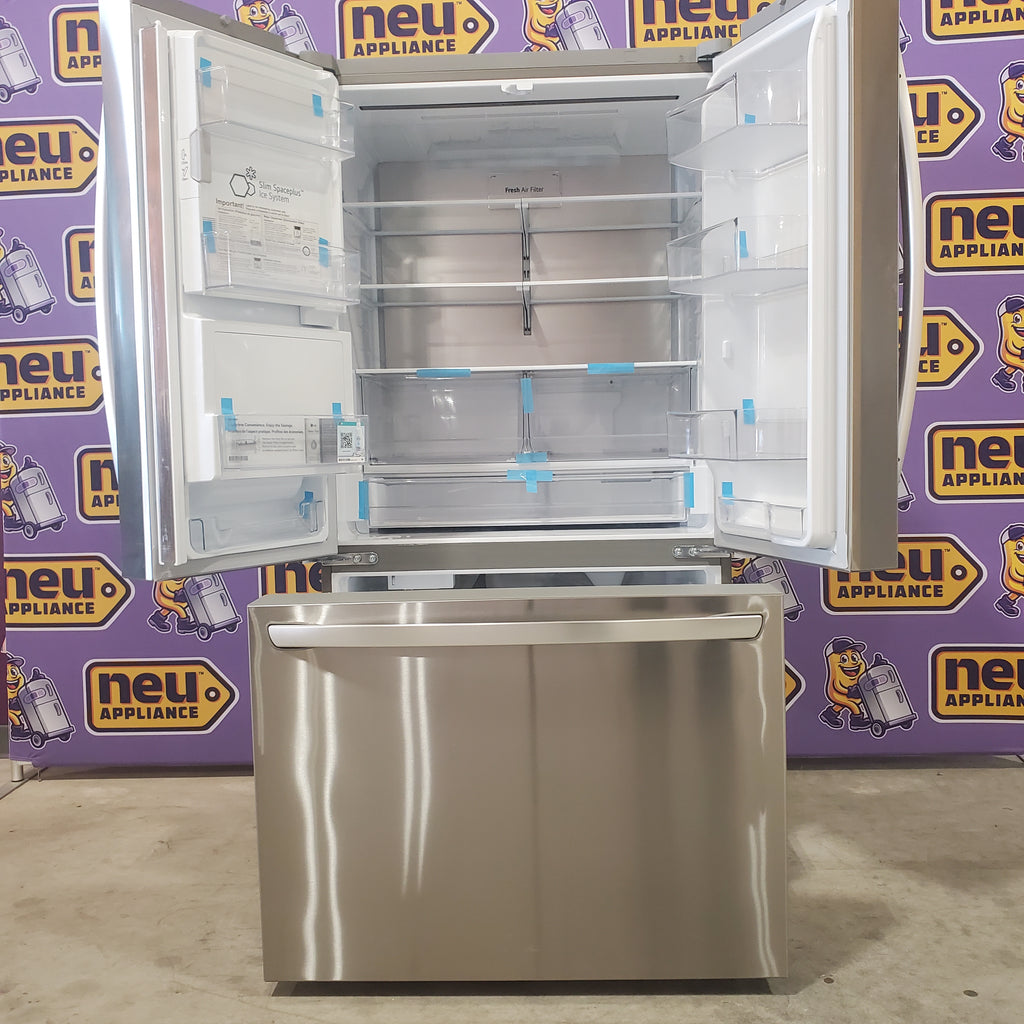 Pictures of LG 25.5-cu ft Counter-depth Smart French Door Refrigerator with Dual Ice Maker (Fingerprint Resistant) ENERGY STAR-LRFXC2606S-Open Box - Neu Appliance Outlet - Discount Appliance Outlet in Austin, Tx