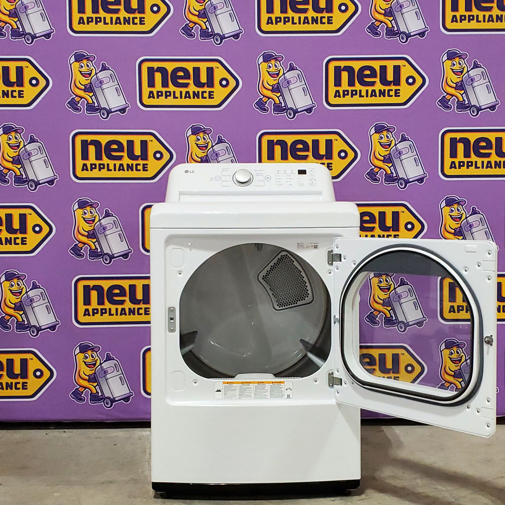 LG 7.3 cu. ft. Ultra Large Capacity Electric Dryer with Sensor Dry Technology 3SD904 - DLE7150W - Open Box