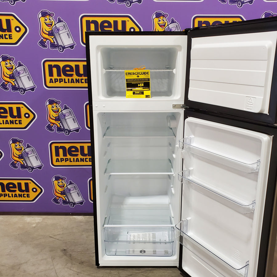 Vissani 7.2 cu. ft. Top Freezer Refrigerator in Fingerprint Resistant Stainless Steel Look MDTF7SSES4 - Scratch & Dent (Major)