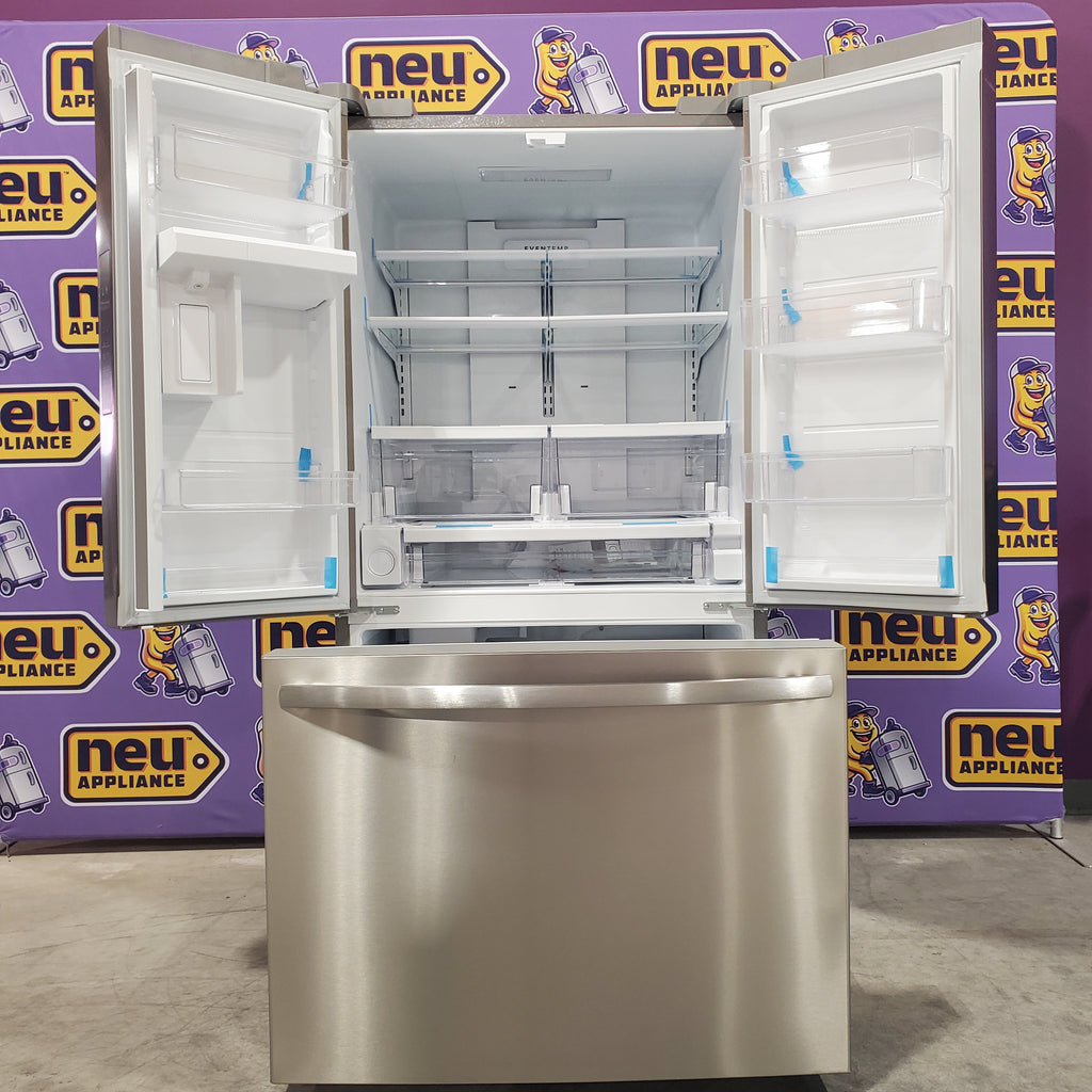 Pictures of Frigidaire 29 Cu. Ft. Standard-Depth French Door Refrigerator in Stainless Steel - 3SD291 - FRFN2813AF - Scratch & Dent (Major) - Neu Appliance Outlet - Discount Appliance Outlet in Austin, Tx