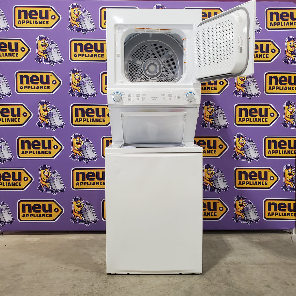 Pictures of Frigidaire Gas Washer/Dryer Laundry Center - 3.9 Cu. Ft Washer and 5.5 Cu. Ft. Dryer FLCG7522AW - Scratch & Dent (Minor) - Neu Appliance Outlet - Discount Appliance Outlet in Austin, Tx