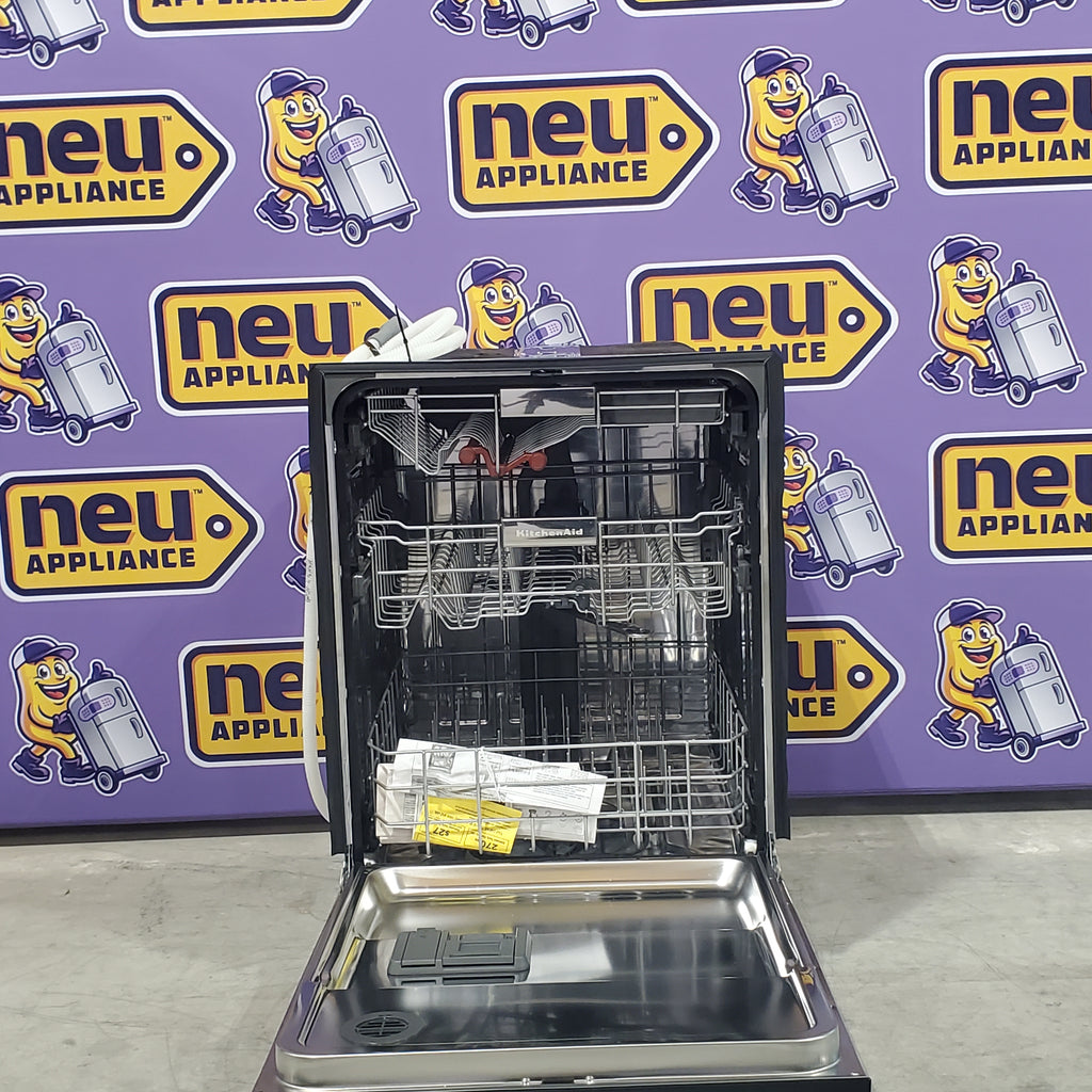Pictures of KitchenAid 24-in Front Control Built-in Dishwasher With Third Rack ( Stainless Steel with PRINTSHIELD Finish ) - KDFE204KPS - Scratch and Dent (Minor) - Neu Appliance Outlet - Discount Appliance Outlet in Austin, Tx