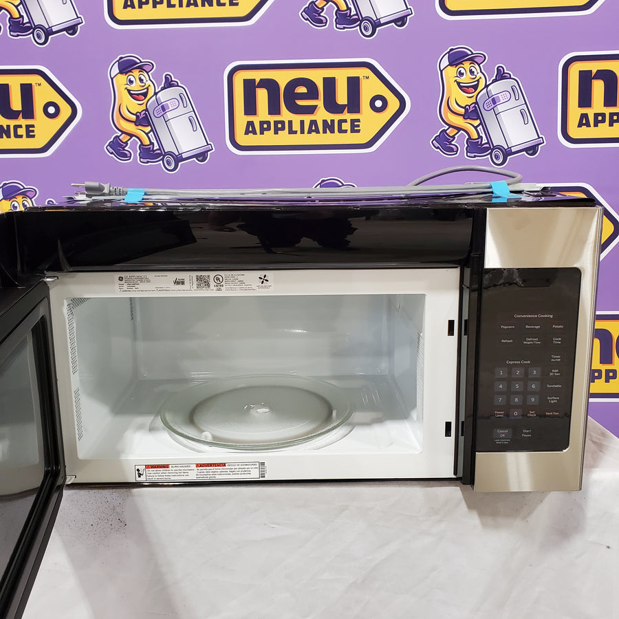 GE® 1.6 Cu. Ft. Over-the-Range Microwave Oven in Stainless Steel 251317SD1271 - JVM3160RFSS - Scratch & Dent (Minor)