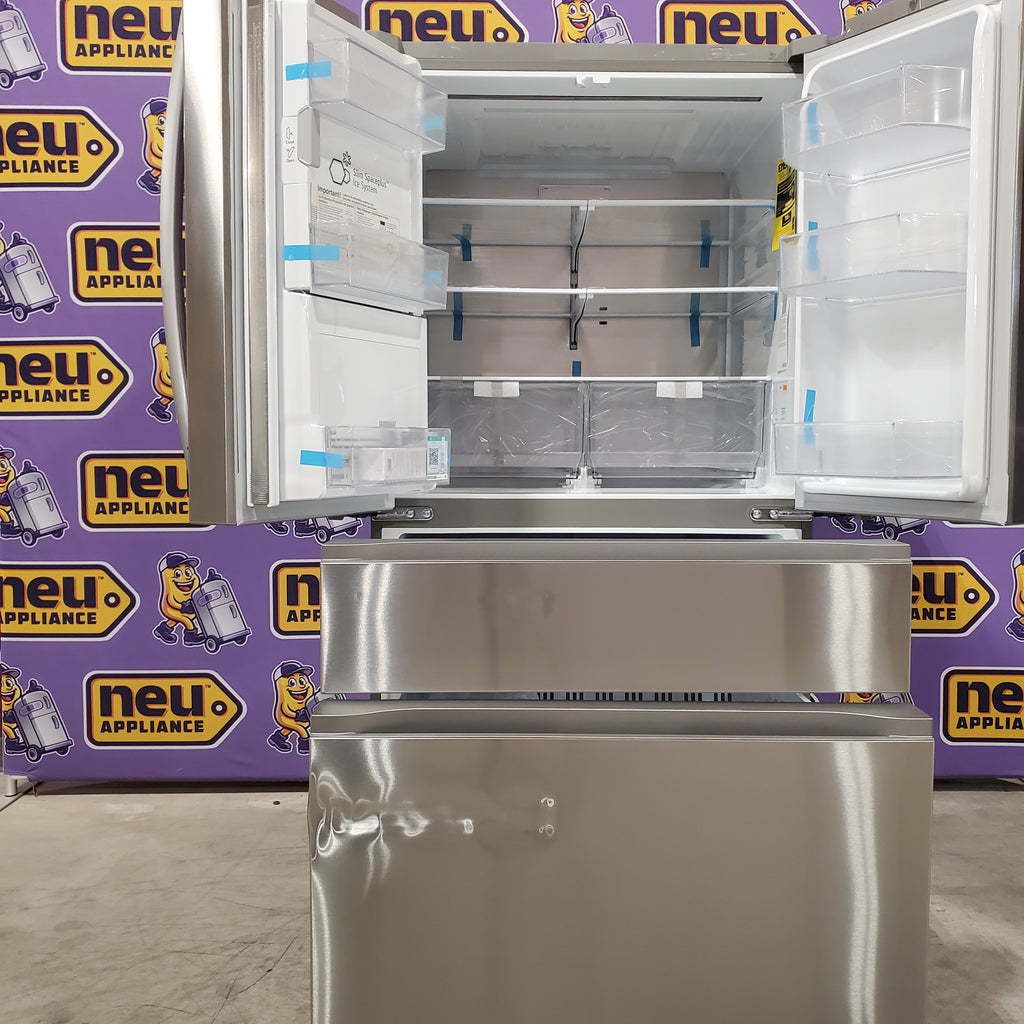 Pictures of Print Proof Stainless Steel 29 cu. ft. Smart Standard-Depth MAX™ 4-Door French Door Refrigerator with Full-Convert Drawer™ 3SD678 - LF29H8330S - Scratch & Dent - Major - Neu Appliance Outlet - Discount Appliance Outlet in Austin, Tx