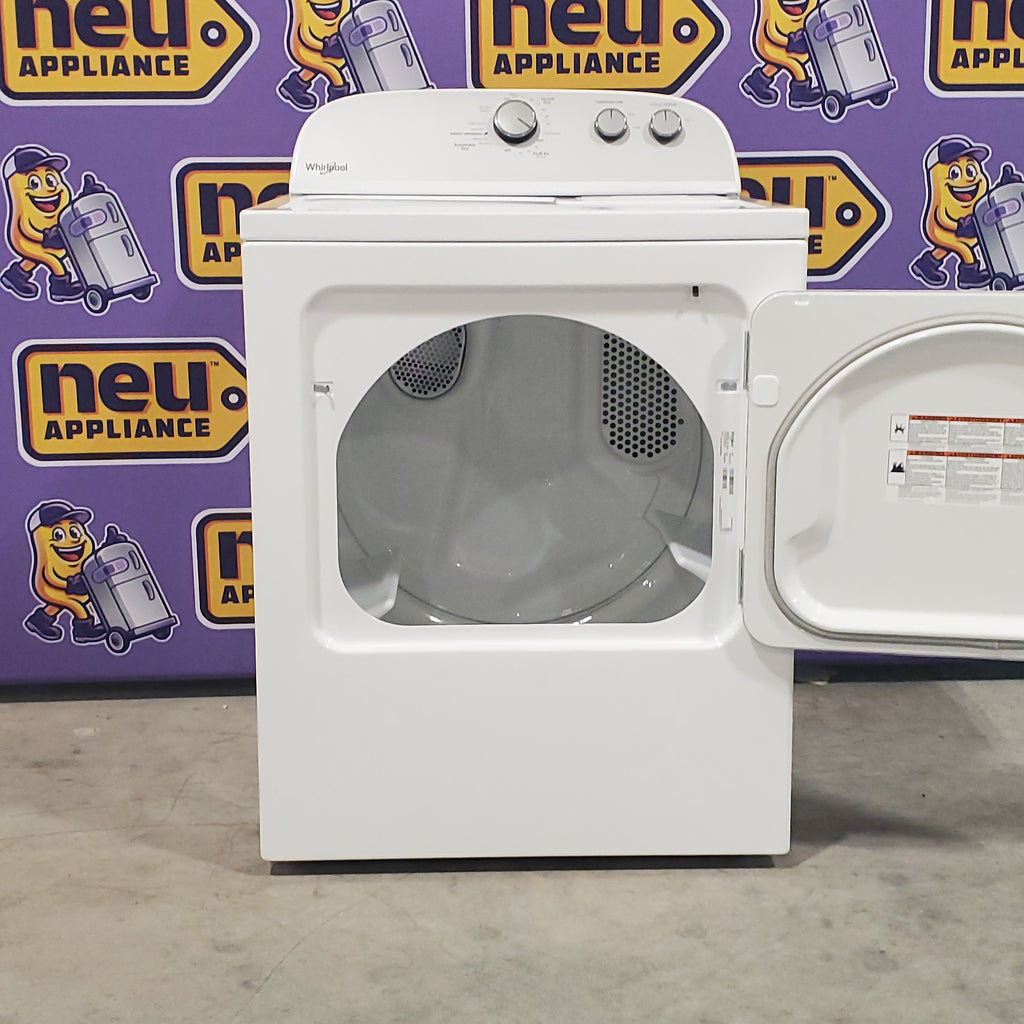 Pictures of HE Whirlpool 3.5 cu. ft. Top Load Washing Machine with Deep Water Wash WTW4816FW and 7 cu. ft. Electric Dryer with AutoDry WED4815EW- Scratch & Dent - Minor - Neu Appliance Outlet - Discount Appliance Outlet in Austin, Tx