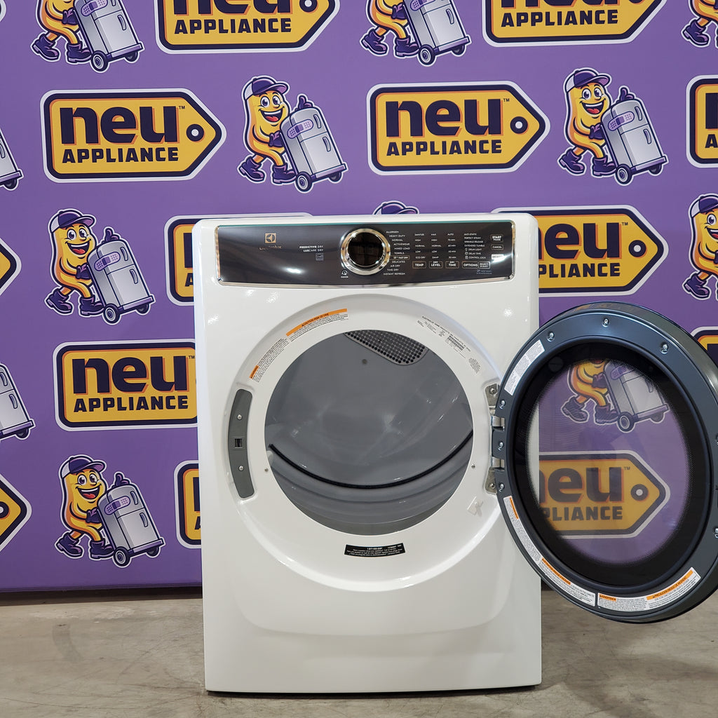 Pictures of Electrolux 8.0 Cu. Ft. Front Load Perfect Steam™ Gas Dryer with LuxCare® Dry and Instant Refresh ELFG7626BW - Scratch & Dent (Minor) - Neu Appliance Outlet - Discount Appliance Outlet in Austin, Tx