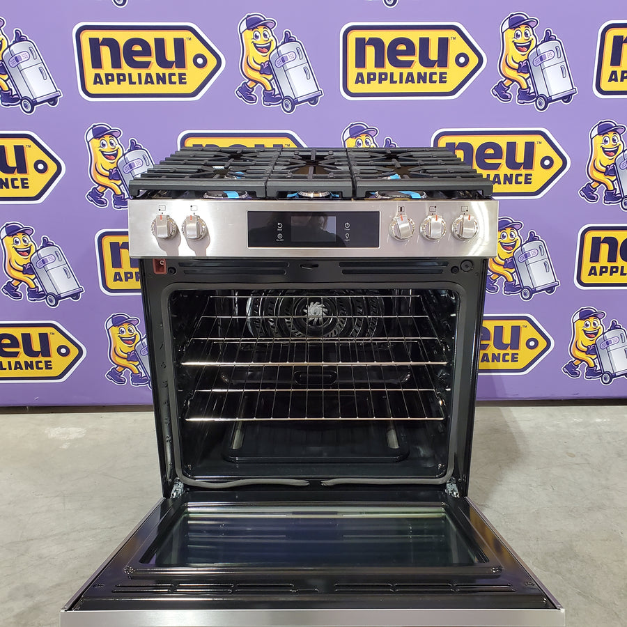Frigidaire Gallery 6 cu. ft. 5 Burner Slide-In Gas Range with Total Convection and Air Fry in Smudge Proof Stainless Steel 20531SD497 - GCFG3060BF - Scratch & Dent (Minor)