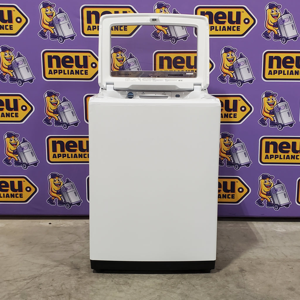 Pictures of Samsung ENERGY STAR 5.0 cu. ft. Top Load Washing Machine with Active Water Jet 1CR04048 - WA50R5200AW - Certified Refurbished - Neu Appliance Outlet - Discount Appliance Outlet in Austin, Tx