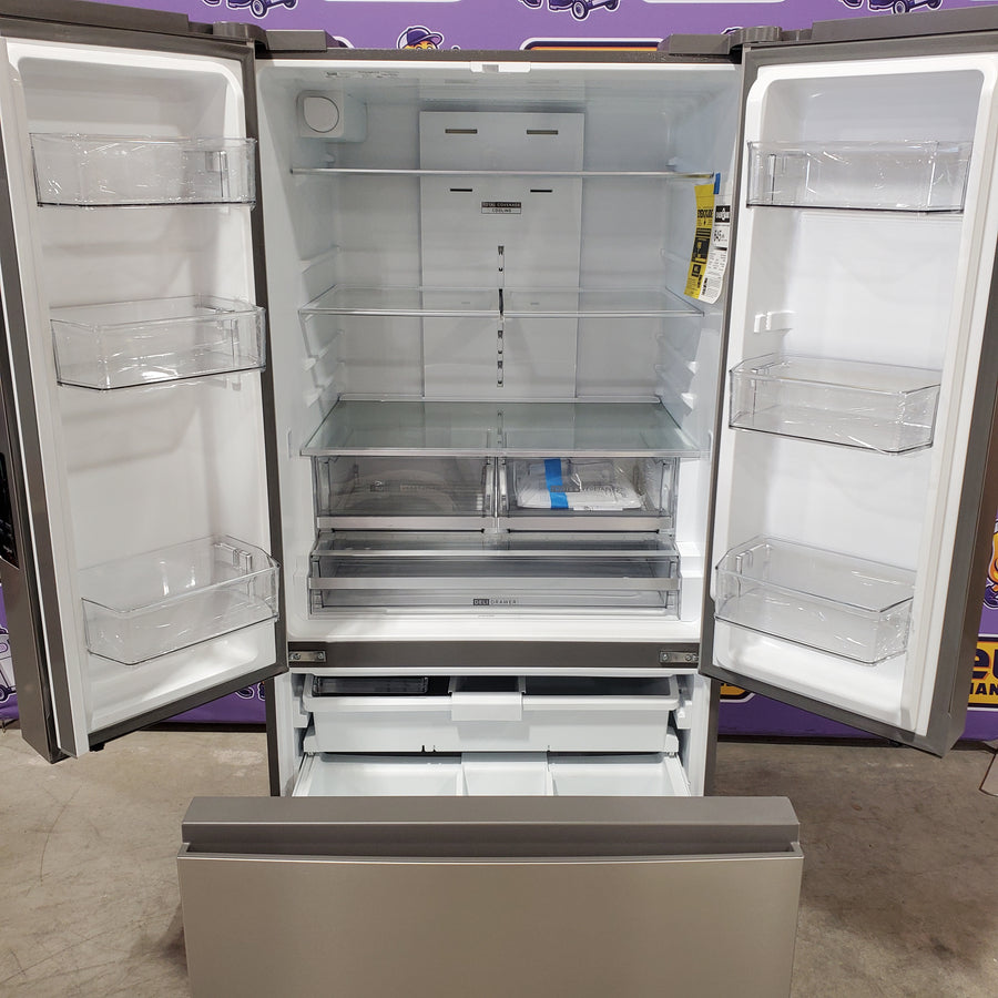 Whirlpool French Door 31 Cu. Ft. Refrigerator with Total Coverage Cooling in Fingerprint Resistant Stainless Steel 22131SD115 - WRFF3136SZ - Scratch & Dent (Minor)