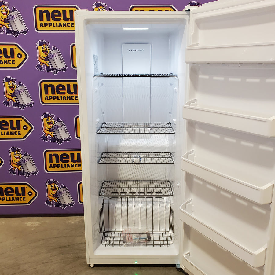 Frigidaire 13 Cu. Ft. Garage Ready Upright Freezer with EvenTemp™ Cooling System 251318SD1357 - FFFU13F2VW - Scratch & Dent (Major)