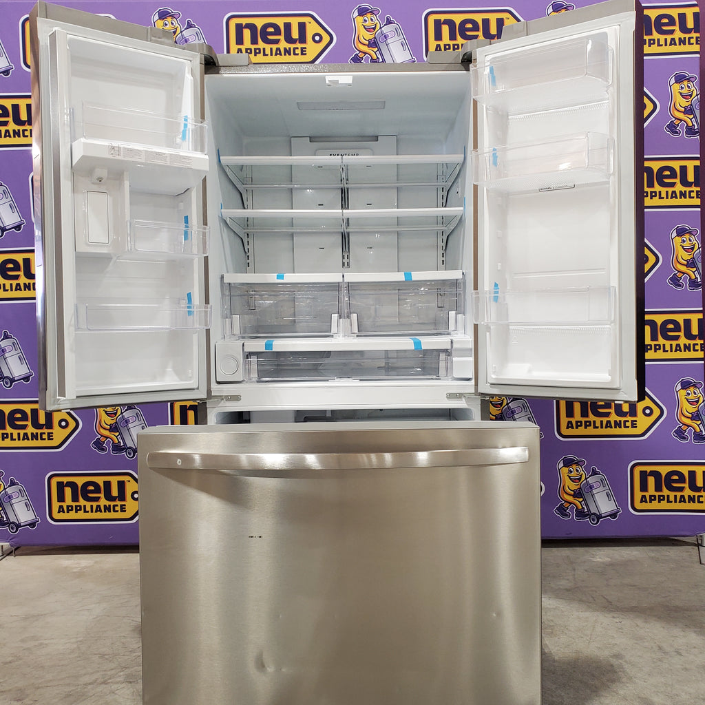 Pictures of Frigidaire 29 Cu. Ft. Standard-Depth French Door Refrigerator in Stainless Steel - 3SD555 - FRFN2813AF - Scratch & Dent (Moderate) - Neu Appliance Outlet - Discount Appliance Outlet in Austin, Tx